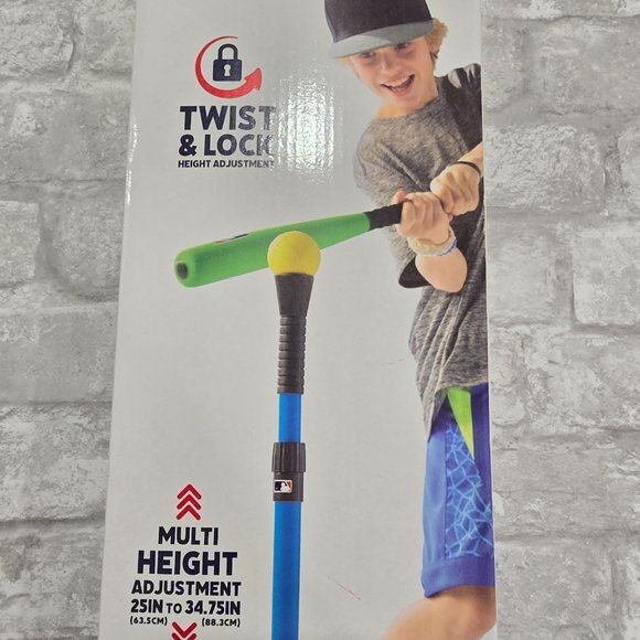 Franklin Sports Youth Batting Tee Adjustable Height 23"- 33" Inches - Picture 4 of 10